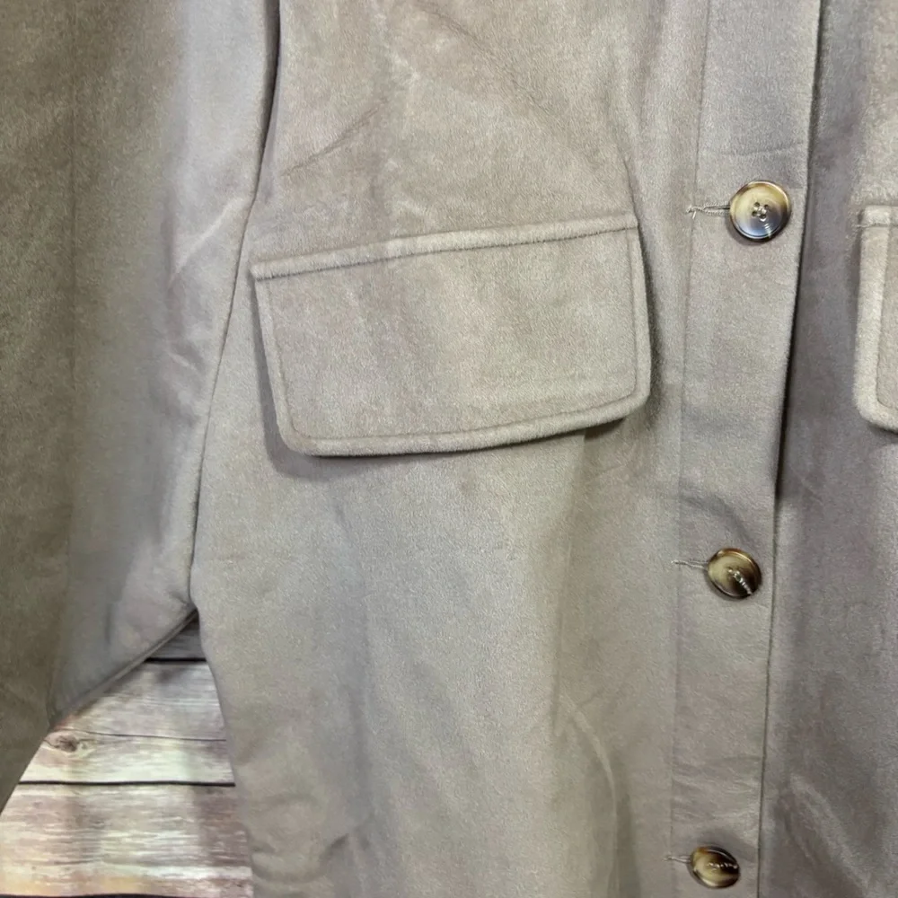 Lucca Couture Tanana Shacket Tan Size Large NWT - Picture 6 of 8